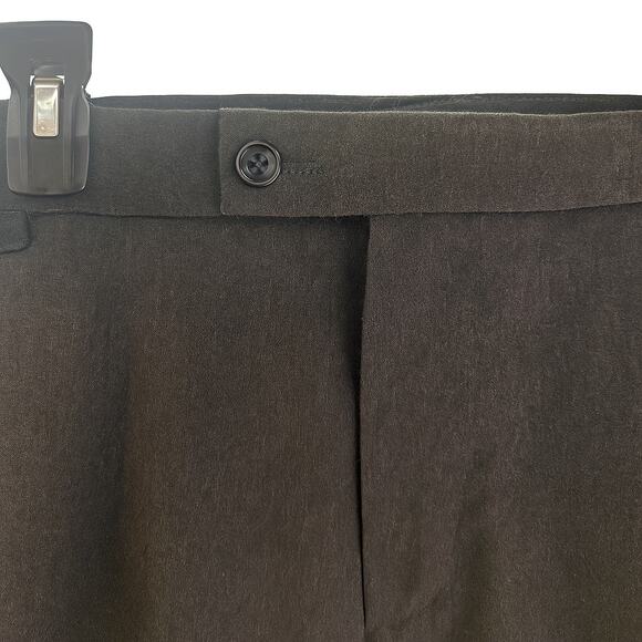 Dockers Collection Men’s Black Dress Pants W38 L32 Flat Front Relaxed Fit - Picture 3 of 3